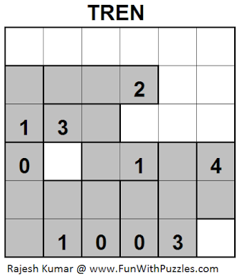 TREN (Mini Puzzles Series #8) Solution