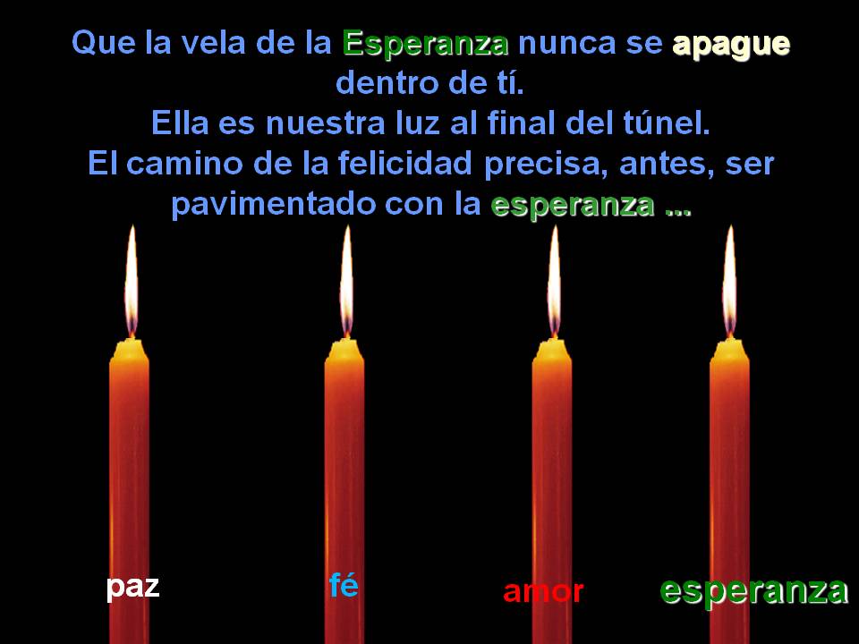 LA VELA DE ESPERANZA (REFLEXIÓN) Esperanza de Ayuda Divina PLUS