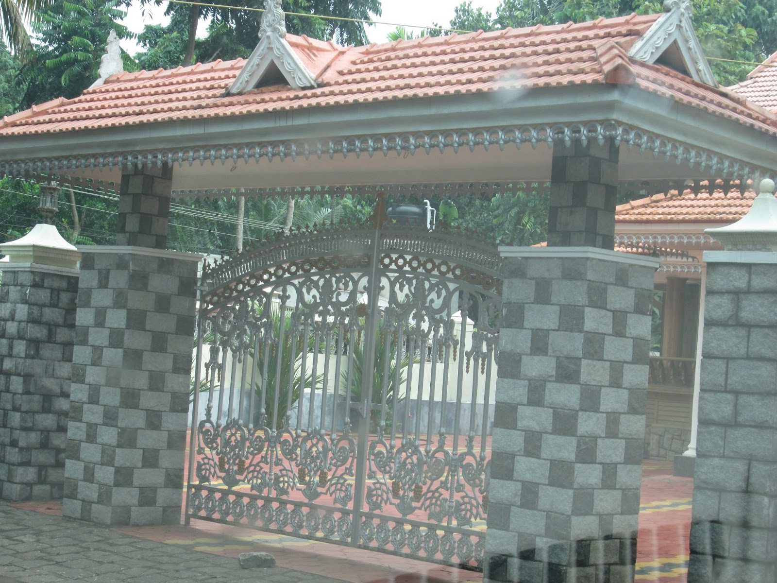 Kerala Gate Designs Gate with Kerala Style Padippura