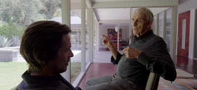 Christian Bale and Peter Matthiessen in Knight of Cups