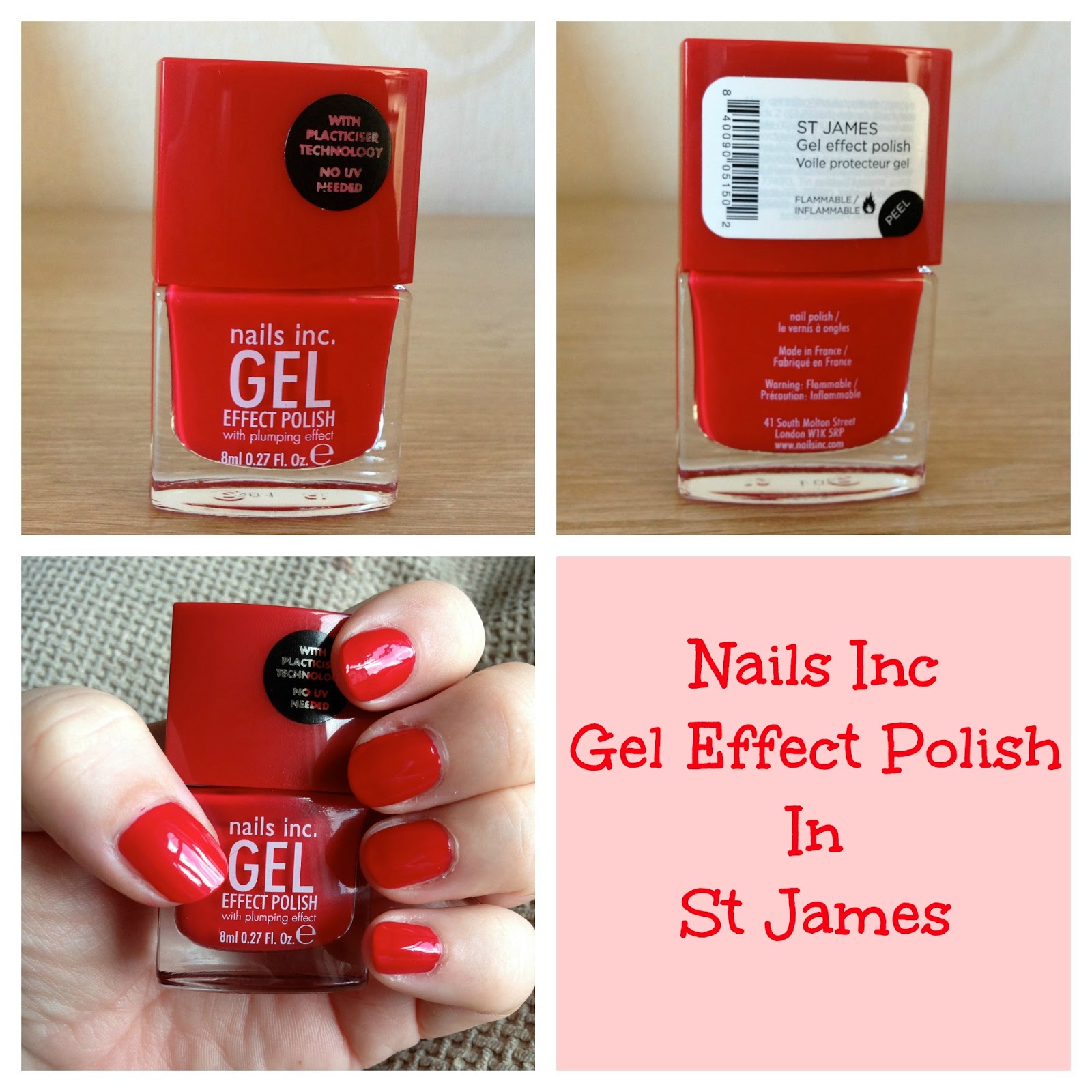 Nails Inc Gel Effect Polish In St James Mammaful Zo Beauty, Life
