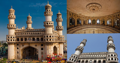 Charminar in Hyderabad District in Telangana