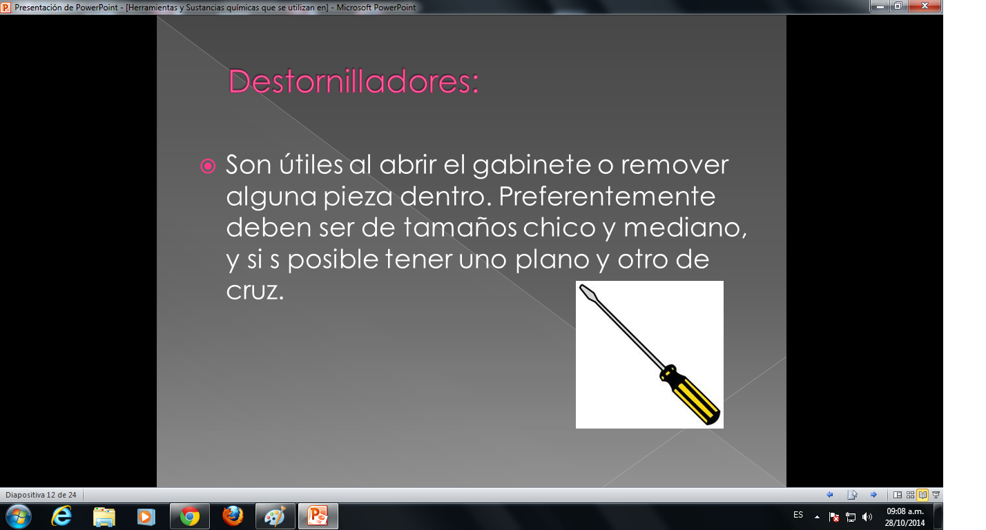 Mantenimiento preventivo.: 2014