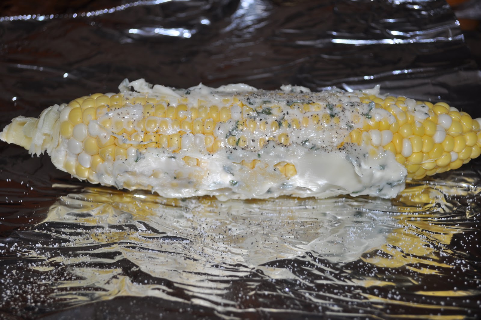 Beth's Favorite Recipes Garlic Herb Buttered Corn on the Cob Crockpot