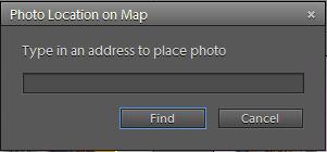 How to add GPS information in a file through Adobe Photoshop Elements (Organizer) : Many times I have seen people looking for solution to add GPS info to their files. Here is one of the method to do it in Adobe Photoshop Elements Organizer:1. Right click on Photograph in Organizer2. Click on 