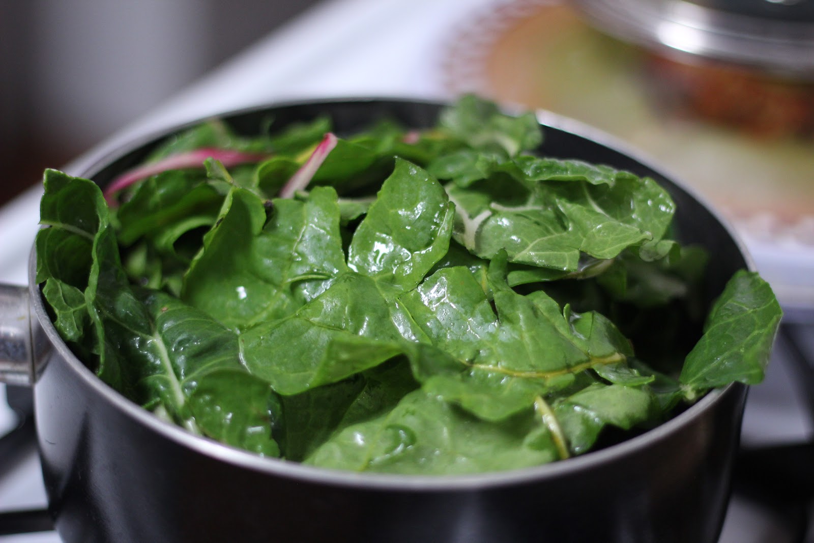 Apricot Wild Duck with Swiss Chard and Goat Cheese Polenta