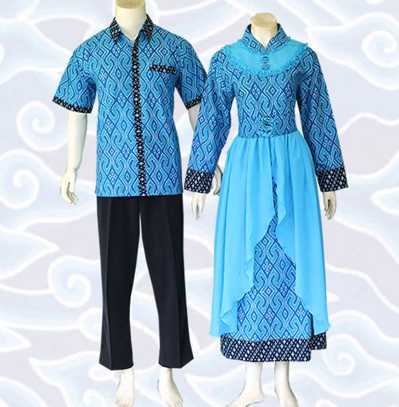 10 Model Baju Batik Sarimbit Modern Terbaru 2020