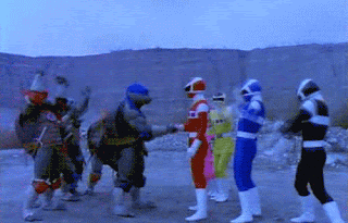 Animated Meme: Power Rangers Meet the Ninja Turtles