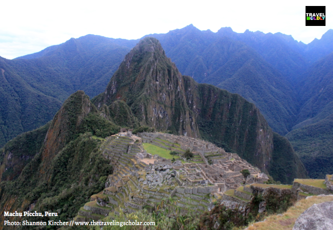Incan fortress of Machu Picchu, Peru. Photo: Shannon Kircher for TravelBoldly.com 
