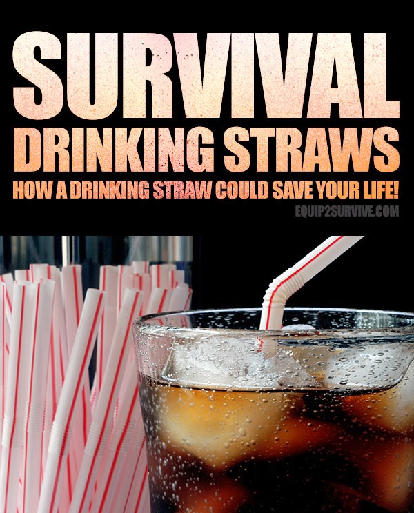 DIY Survival Drinking Straw Containers!