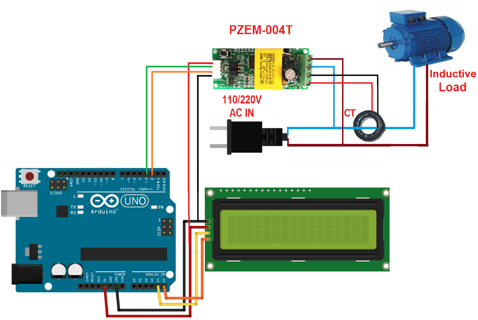 Arduino calculate the capacitor value for PFC ~ Simple Projects