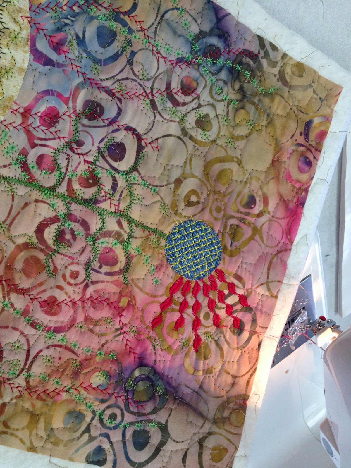 Rhubarb & Roses MiniArt Quilts