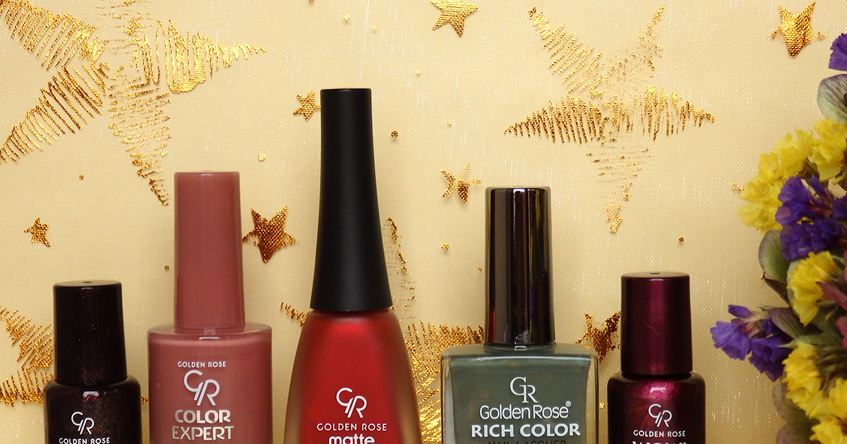 Review: Golden Rose Nail Polishes (Wow! 55 and 65, Color Expert 102, Matte  16, Rich Color 112) - Adjusting Beauty