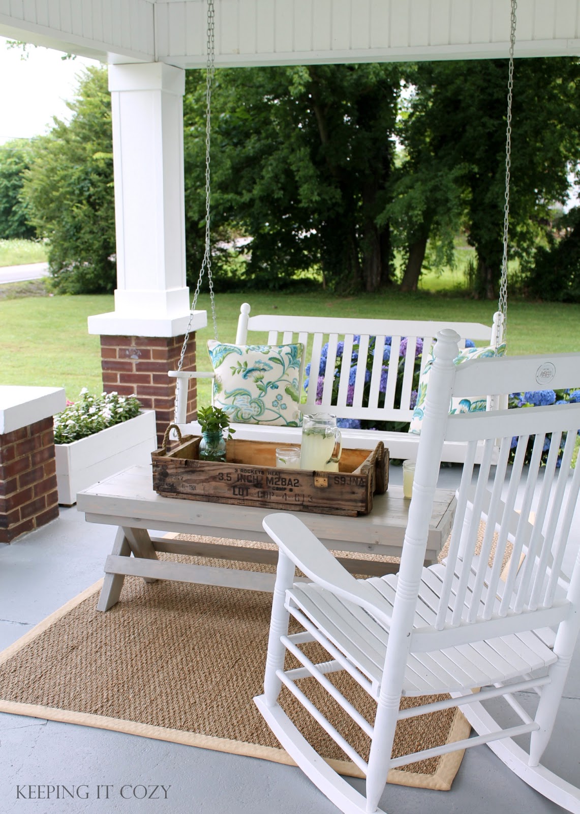 front porch furniture ideas