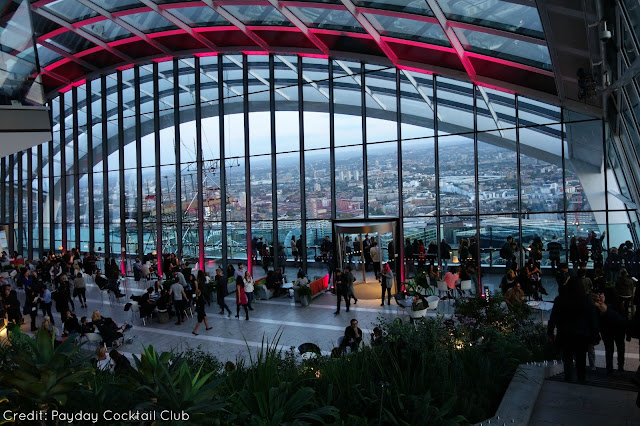 Cocktails at the Sky Garden London 