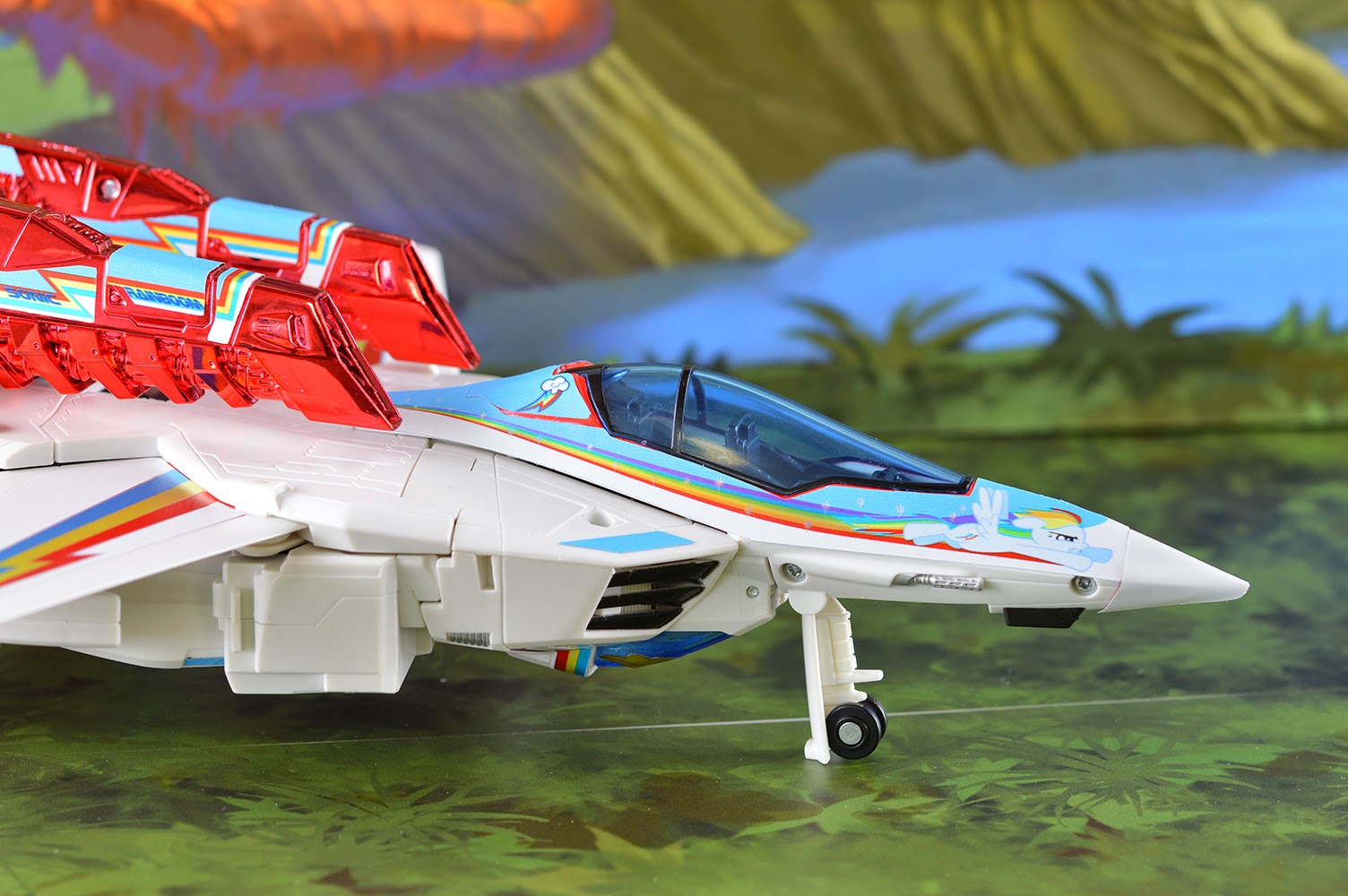 Equestria Daily MLP Stuff! Custom Rainbow Dash Transformer Being