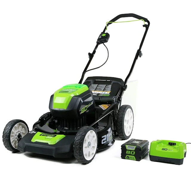 best greenwork battery lawnmower greenworks cordless lawnmower best