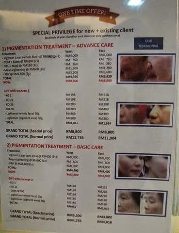 Ko Skin Specialist Price List