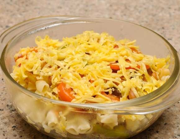 Запеканка из макарон и сыра макаронная запеканка с сыром