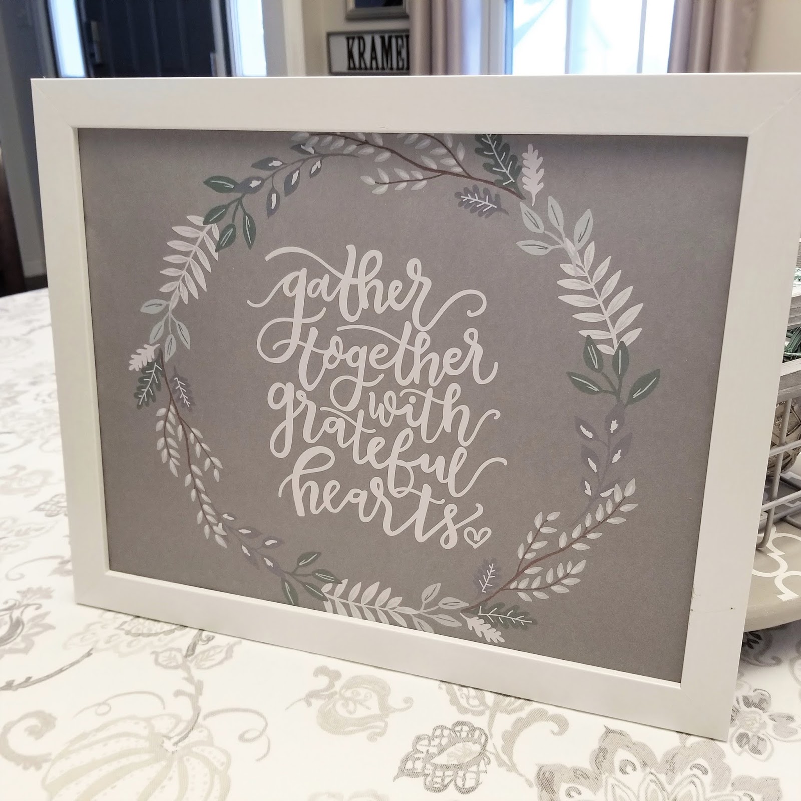 Transform Target Dollar Spot Placemats into DIY Artwork Robin Kramer