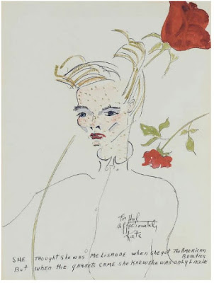 Phyllis Loves Classic Movies: Paintings by Katharine Hepburn