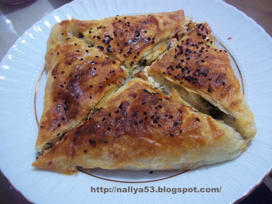 Naliya Yeşil soğanlı zarf böreği