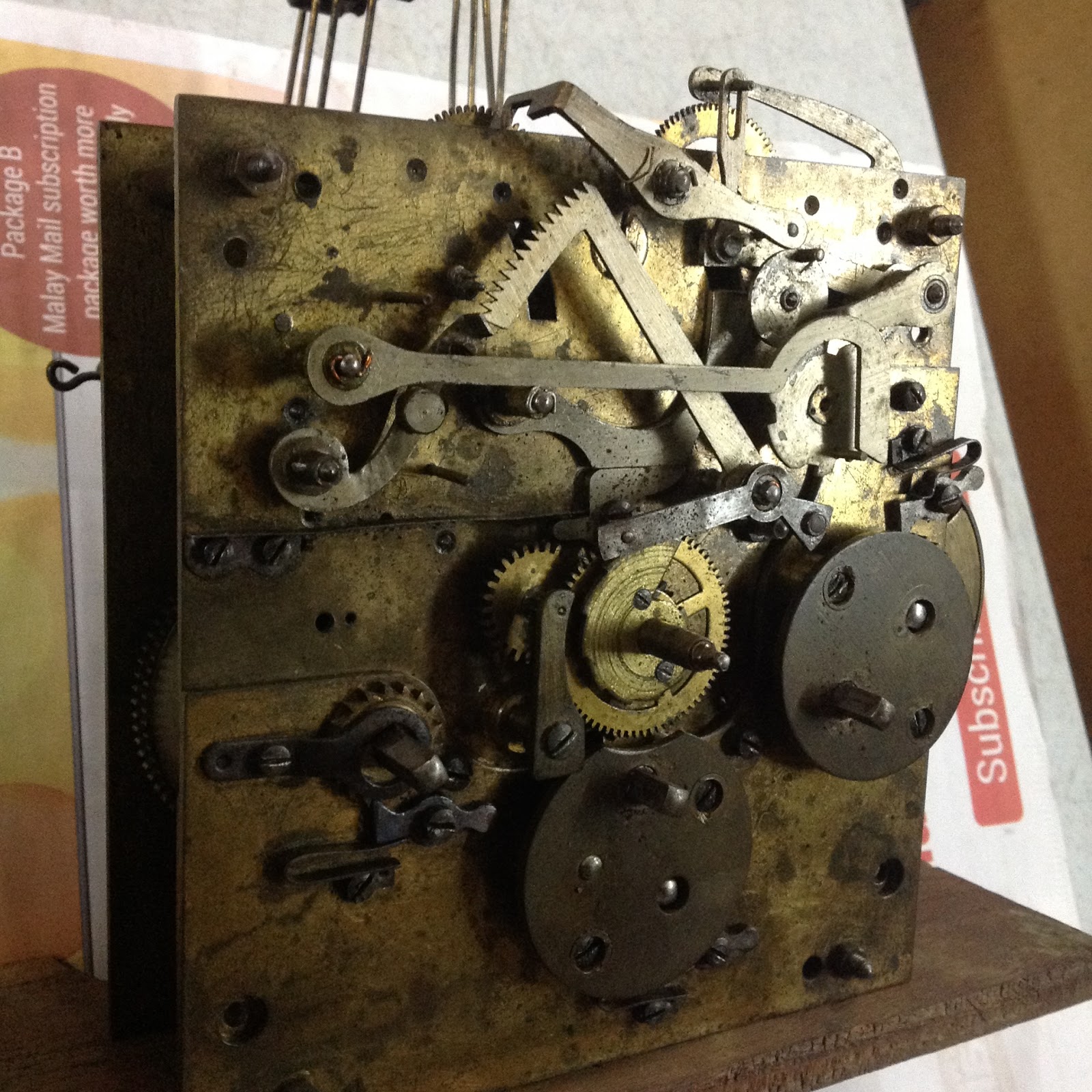 Clock Repair in Kuala Lumpur April 2014