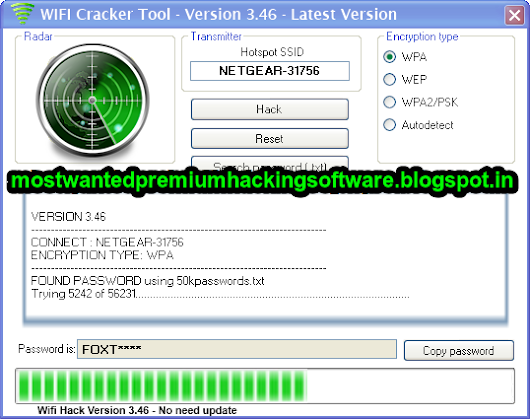 wifi cracker tool version 3.46