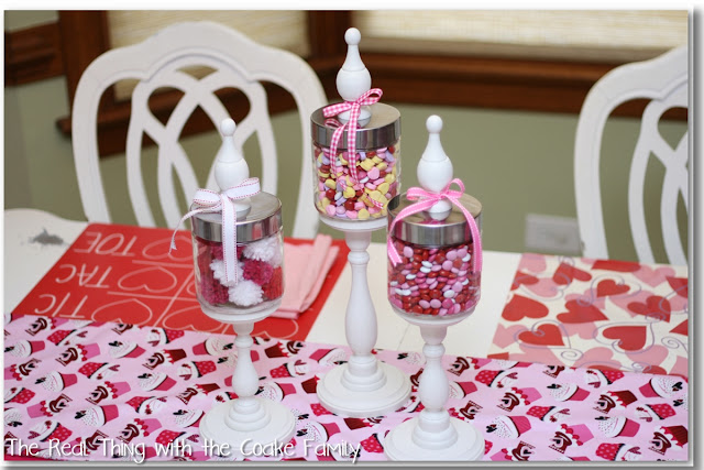 Decorating for Valentine's ~ Our Table