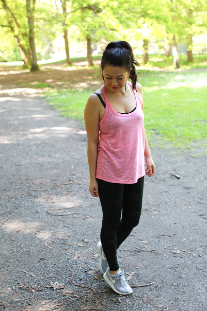 Workout style: Nike and Mesh Leggings Workout style: Nike and Mesh Leggings