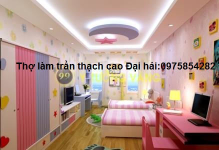 38 mẫu trần thạch cao phòng ngủ trẻ em đẹp cho con trai và bé gái