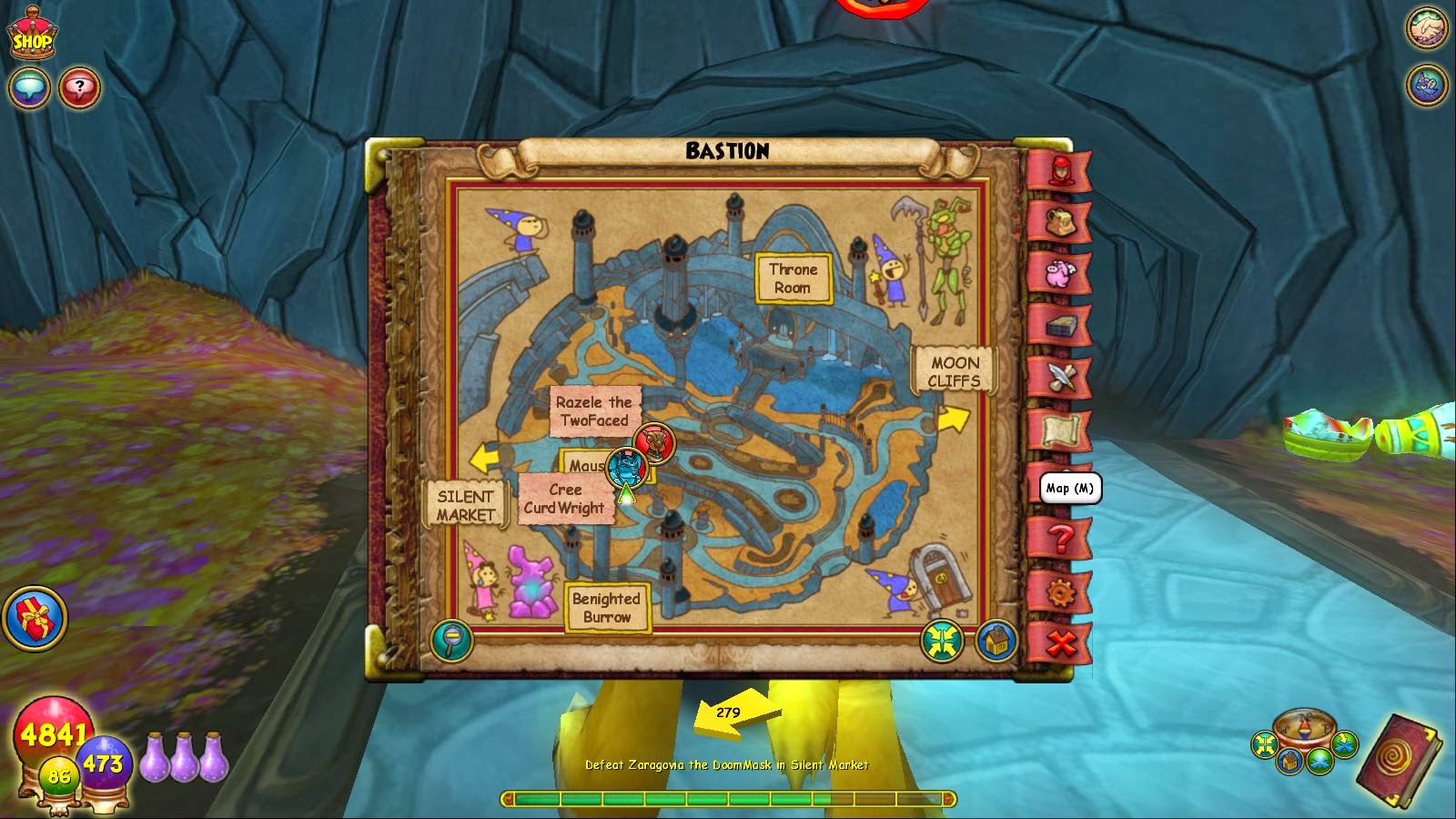 Valerian's School for Wayward Wizards Khrycket Locations win Wizard101