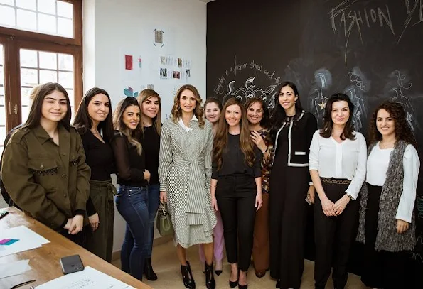 Queen Rania of Jordan visited the Design Institute Amman (DIA) in support of Jordan’s design industry