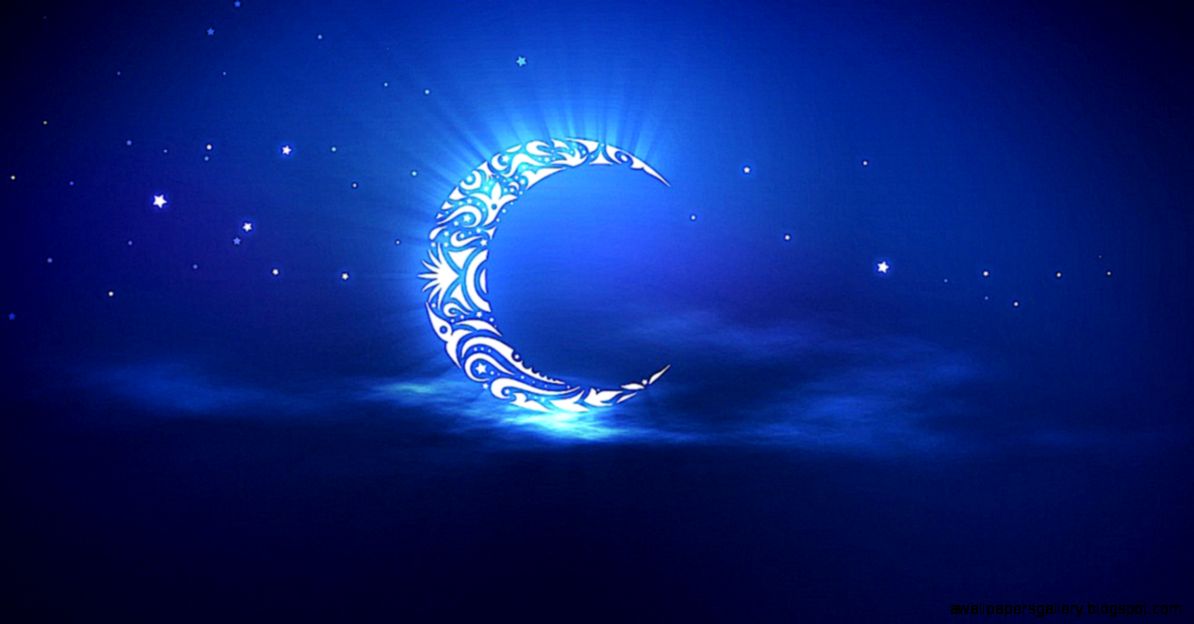 Collection of moon and stars wallpaper on