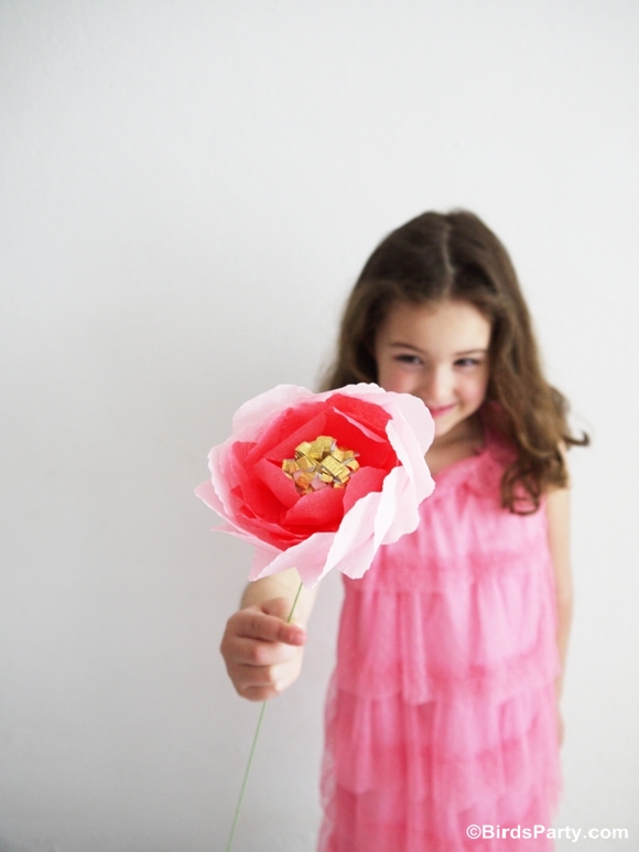 DIY Bouquet de Fleurs en Papier pour la Fête des Mères | BirdsParty.fr
