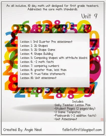 Fall Into First: Third Quarter Math