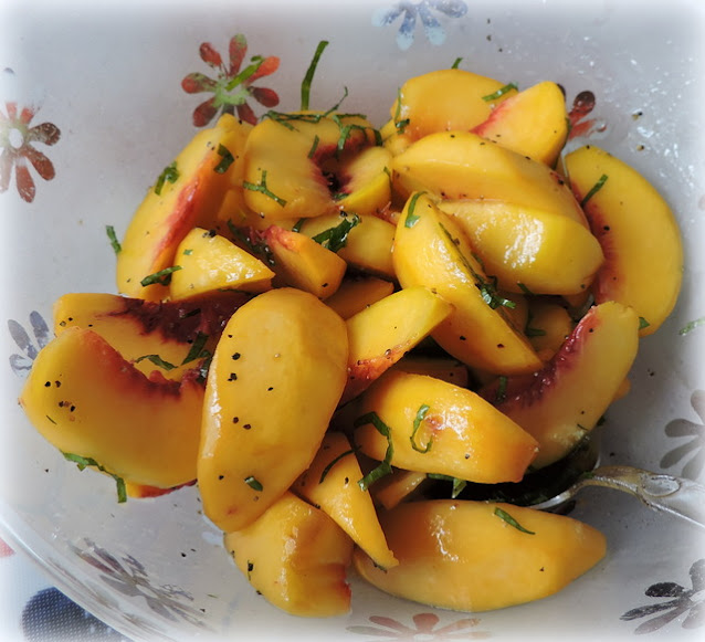 Green Peach Salad