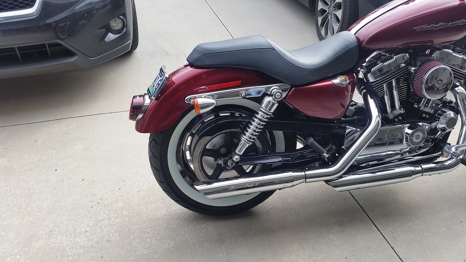 2004 Harley Sportster Project White Walls