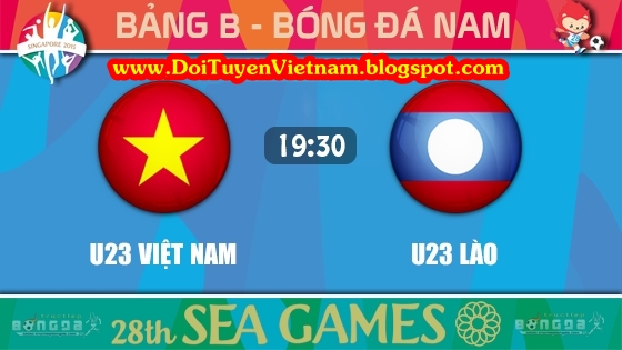 Trực tiếp SEA Games 28: U23 Việt Nam Vs U23 Lào - 04/06/2015