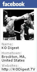 Please LIKE the KO Digest on Facebook for Up to the Minute Insider Boxing News & Information