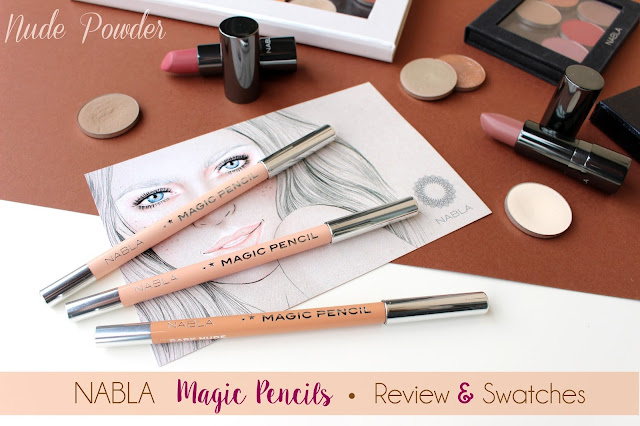 Nude Powder: NABLA Magic Pencils • Review & Swatches