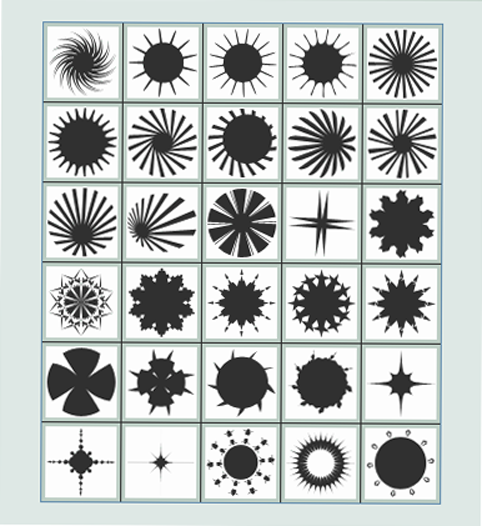 تحميل أشكال دوائر وخطوط للفوتوشوب Circles Photoshop Shapes Download
