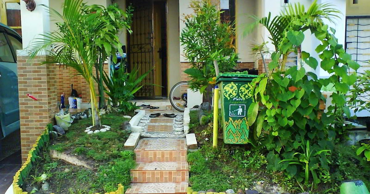 Taman Teras Rumah Sederhana - GADISPENYEBOK