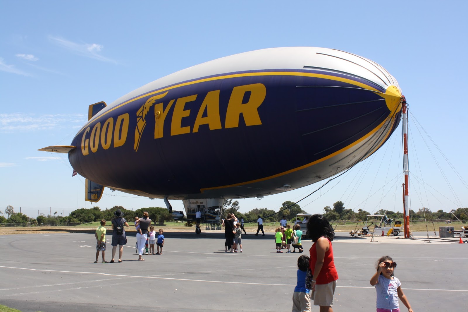 Our Goodyear Blimp Experience from Ground - Any Tots