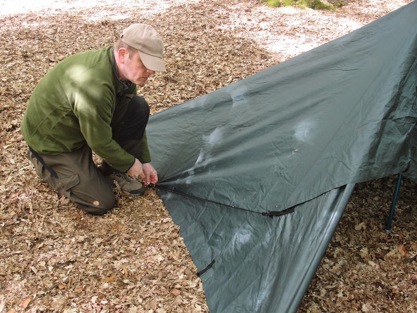 The Outdoor Traditionalist How to make a 3m x 3m tarp tent