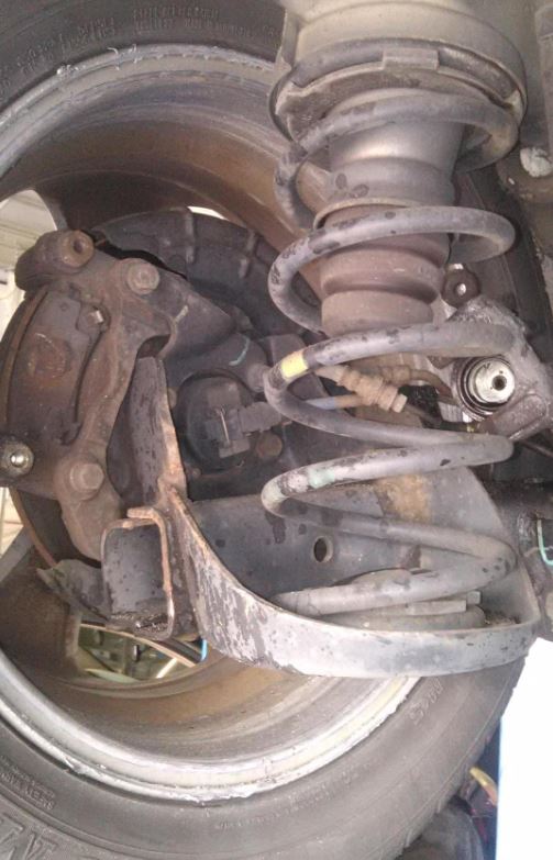 Just A Car Guy Came in for a free brake inspection