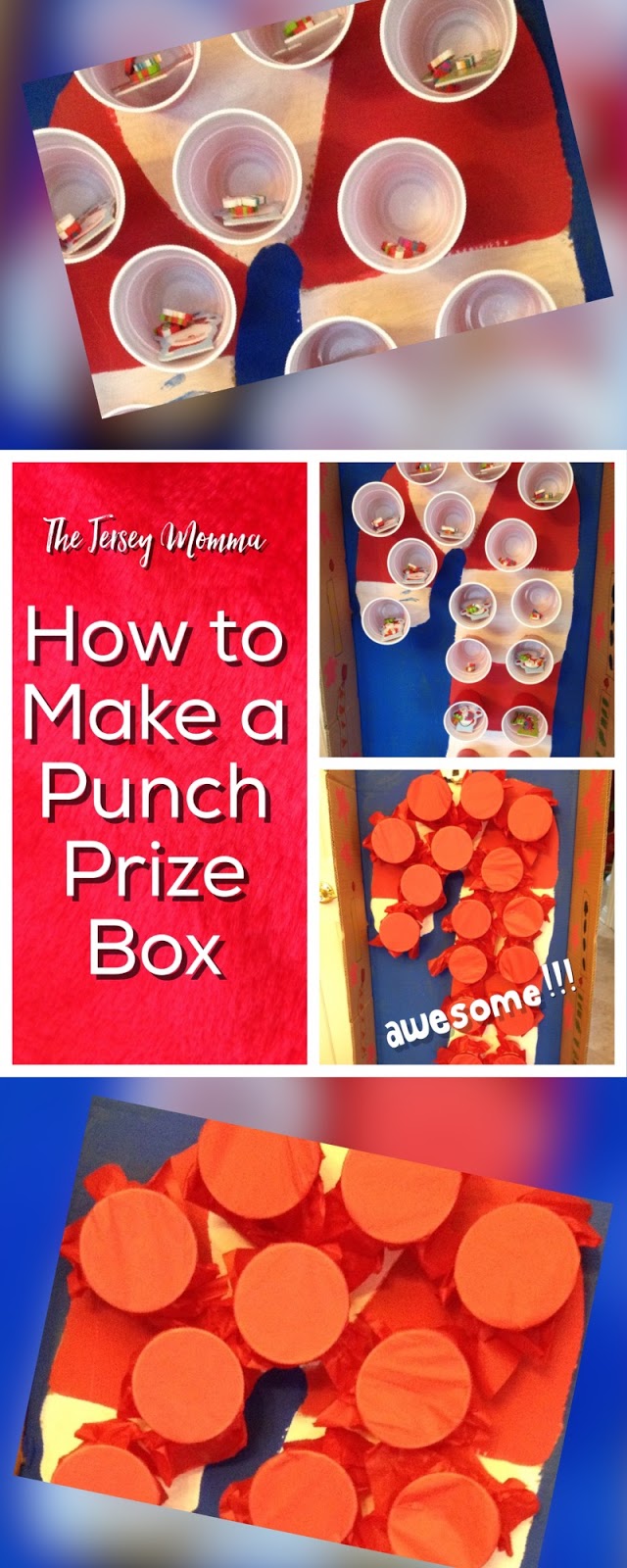 The Jersey Momma How to Make a Punch Prize Box for Class Parties
