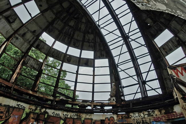 Abandoned Observatory in East Cleveland Ohio