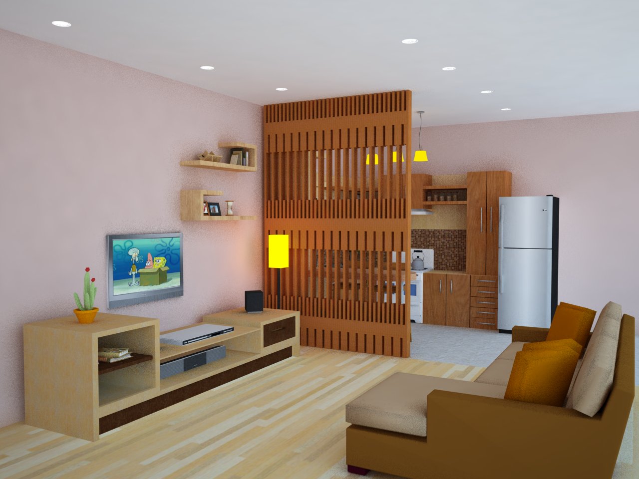 Desain Interior Ruang Keluarga Modern