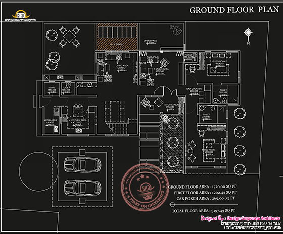 Ground floor plan sketch